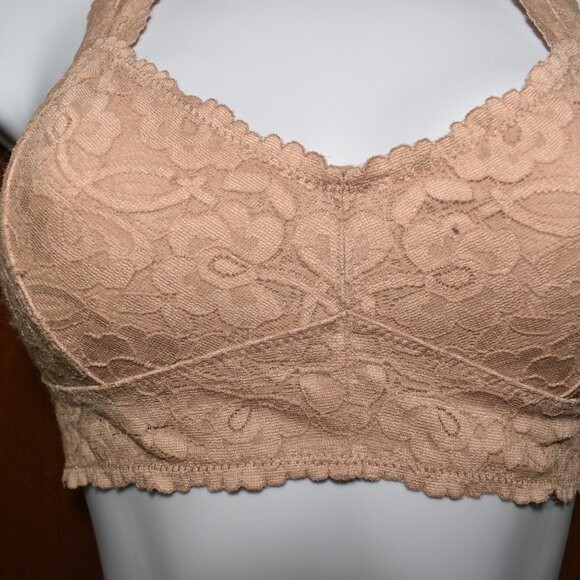 Free People Nude Lace Bra Size Small - Picture 7 of 14
